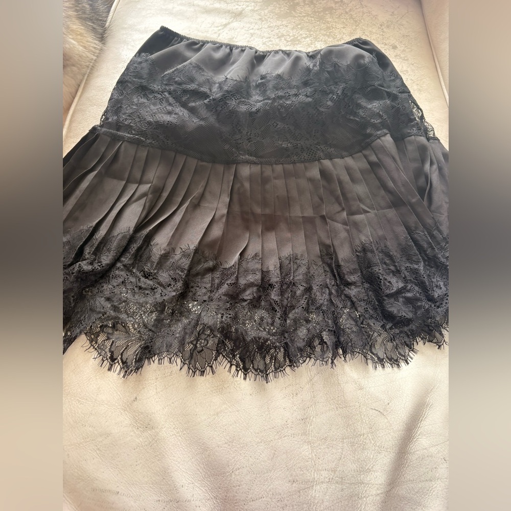 Elegant Black Lace Skirt